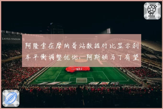 阿隆索在摩纳哥站数据对比显示刹车平衡调整优化，阿斯顿马丁有望冲击前五